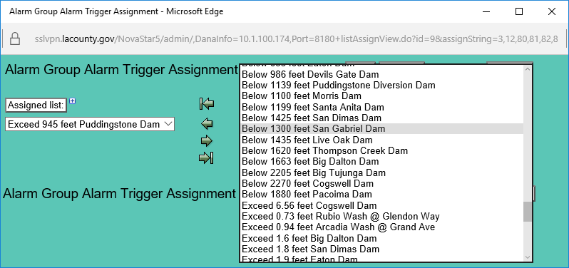 Assign trigger to group